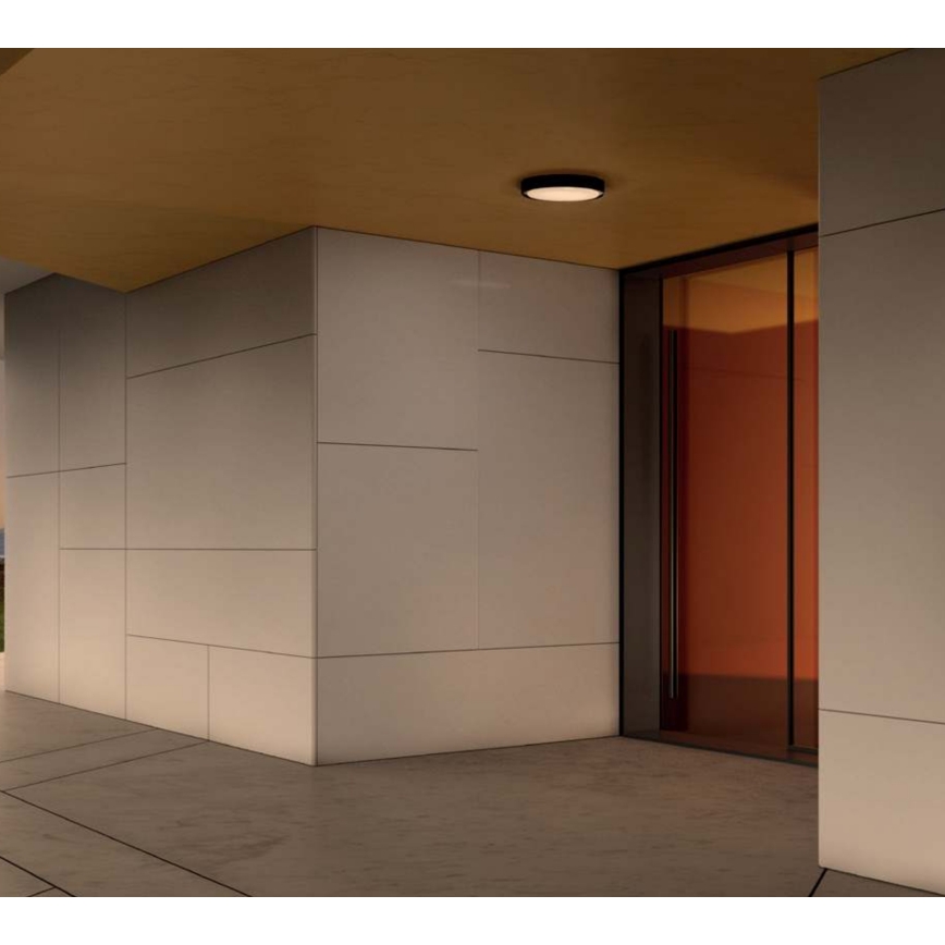 Redo 90156 - Udendørs LED loftlampe PONZA LED/18W/230V diameter 30 cm IP65