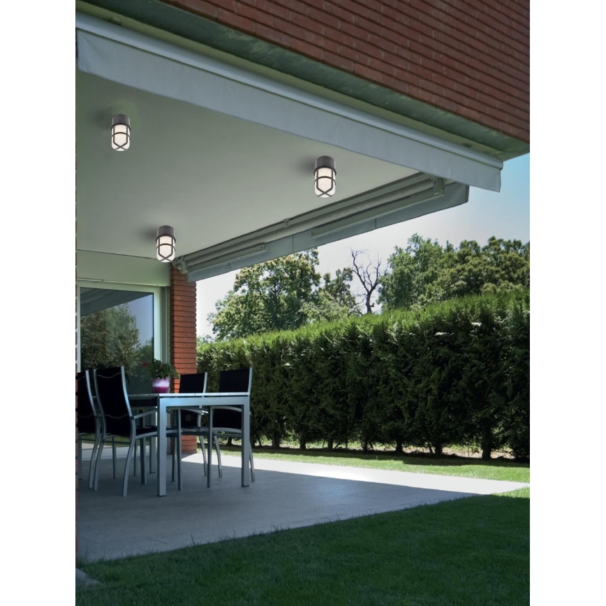 Redo 90195 - Udendørs spotlampe TRITON 1xE27/28W/230V IP54 sort