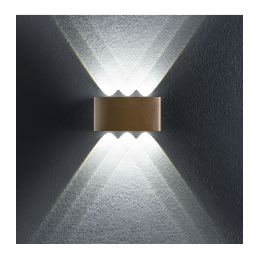 Redo 90226 - LED Udendørs væglampe FABO LED/6W/230V 3000K IP54 grå