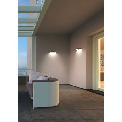 Redo 90236 - Udendørs væglampe PALMA LED/18W/230V 3000K IP54 brun