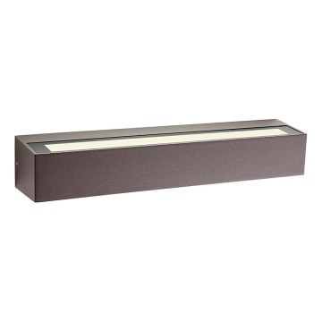 Redo 90261 - LED udendørs væglampe AROOS LED/21W/230V 3000K IP65 brun