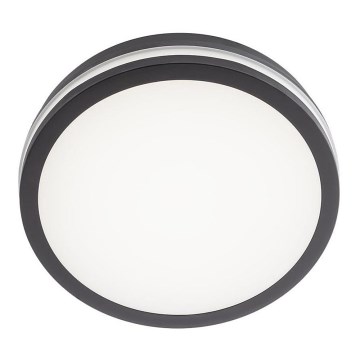Redo 90286 - Udendørs LED loftlampe ISOLA LED/24W/230V diameter 26 cm 3000/4000/6500K IP54 antracit