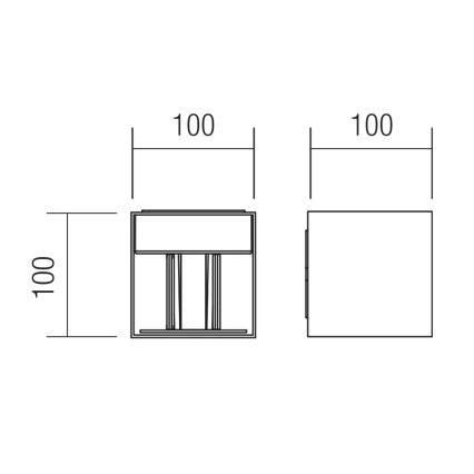 Redo 90291 - LED udendørslampe WINK LED/10W/230V IP54