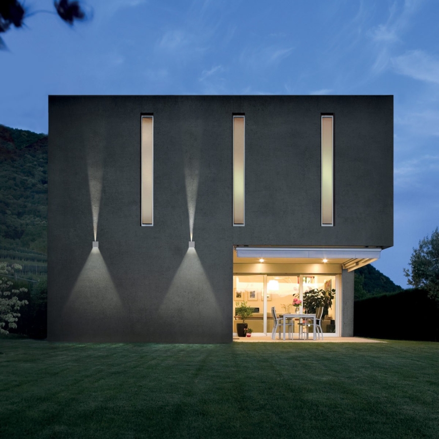 Redo 90294 - LED Udendørs vægarmatur VARY 2xLED/10W/230V 3000K IP54 hvid