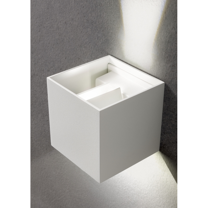 Redo 90294 - LED Udendørs vægarmatur VARY 2xLED/10W/230V 3000K IP54 hvid