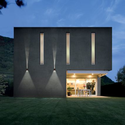 Redo 90298 - LED Udendørs væglampe VARY 2xLED/10W/230V 3000K IP54 brun