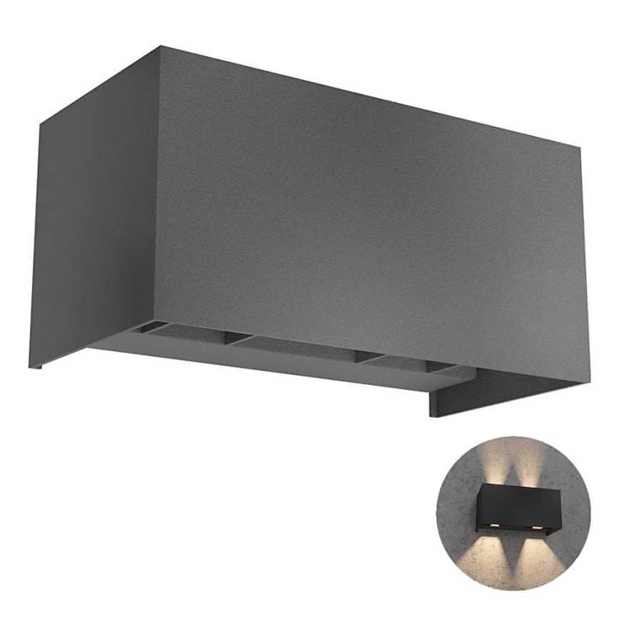 Redo 90303 - Udendørs LED væglampe VARY 4xLED/5W/230V 4000K IP54 antracit