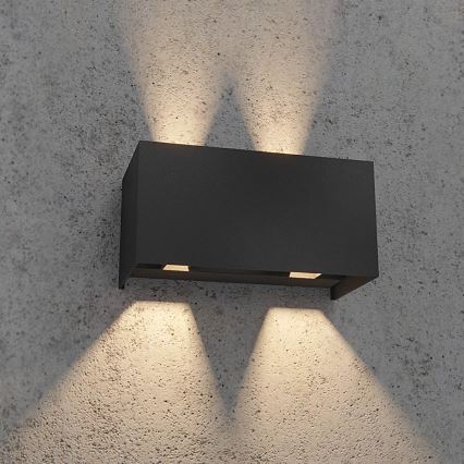 Redo 90303 - Udendørs LED væglampe VARY 4xLED/5W/230V 4000K IP54 antracit
