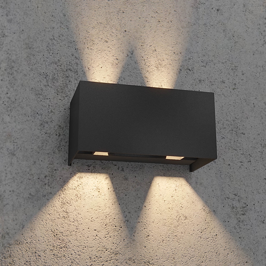 Redo 90303 - Udendørs LED væglampe VARY 4xLED/5W/230V 4000K IP54 antracit