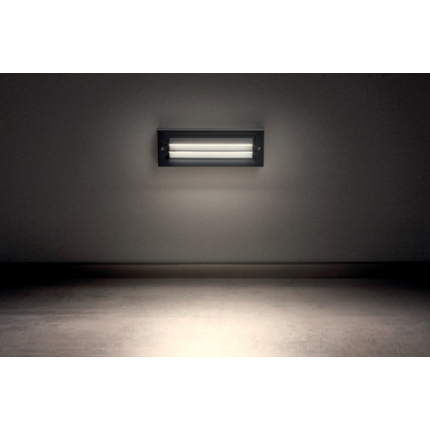 Redo 90330 - LED Udendørs væglampe KRUP LED/6W/230V IP65 antracit