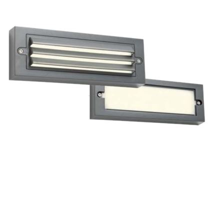 Redo 90330 - LED Udendørs væglampe KRUP LED/6W/230V IP65 antracit