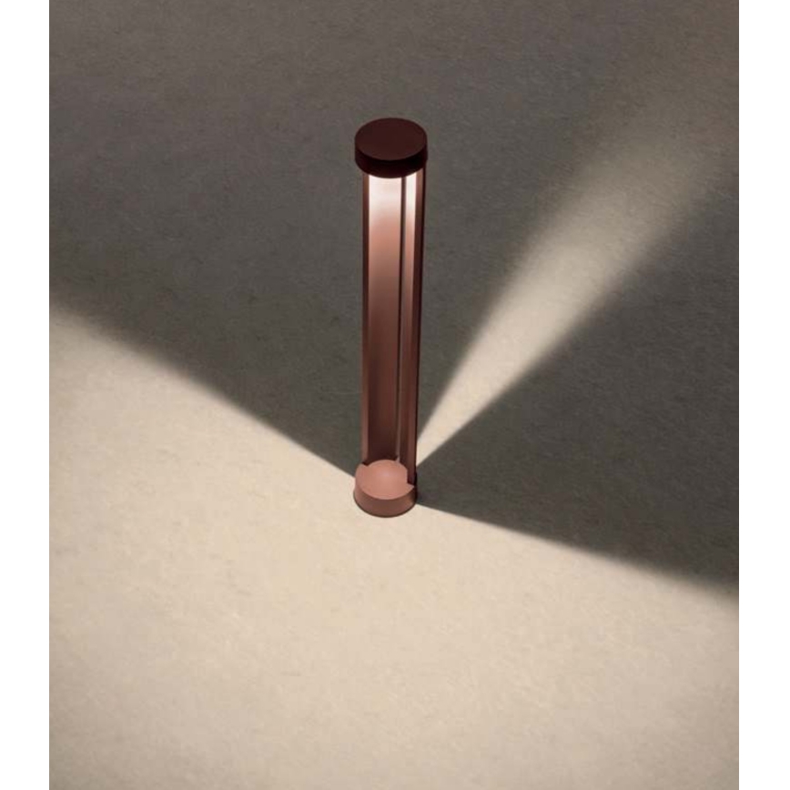 Redo 90366 - LED udendørslampe ZEUS LED/11,5W/230V 3000K 75 cm IP54 brun