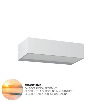 Redo 90372 - LED Udendørs væglampe LAMPRIS LED/9,5W/230V IP65 hvid