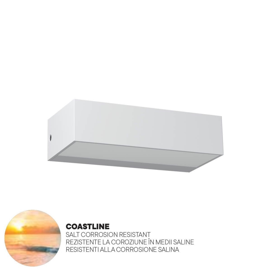 Redo 90372 - LED Udendørs væglampe LAMPRIS LED/9,5W/230V IP65 hvid