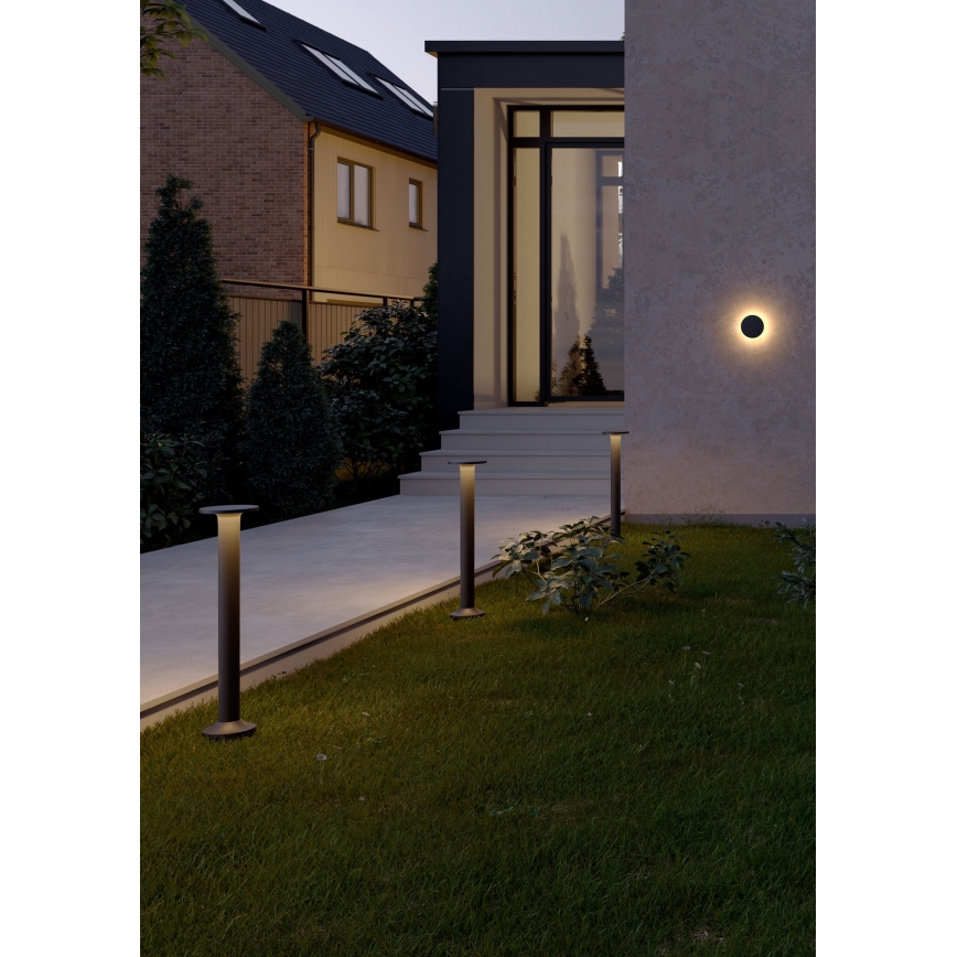 Redo 90374 - LED udendørslampe AURA LED/8W/230V 3000K 70 cm IP65 antracit