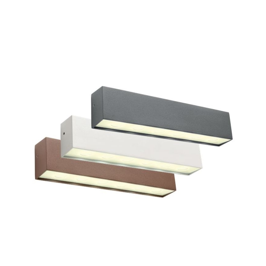 Redo 90394 - LED Udendørs væglampe OMNIA LED/12W/230V 3000K IP54 grå