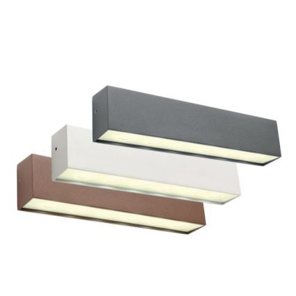 Redo 90395 - LED Udendørs væglampe OMNIA LED/12W/230V 3000K IP54 brun