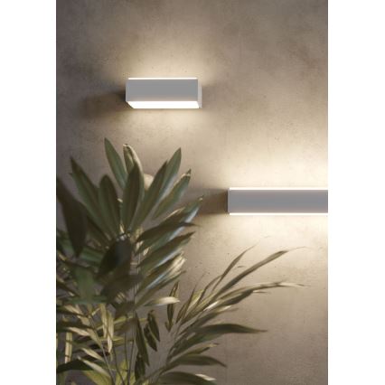 Redo 90400 - Udendørs LED væglampe DASH LED/9W/230V 4000K IP65 hvid