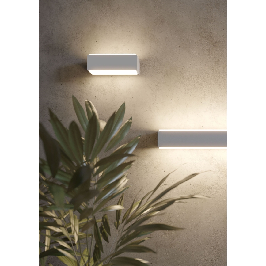 Redo 90400 - Udendørs LED væglampe DASH LED/9W/230V 4000K IP65 hvid