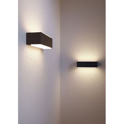 Redo 90402 - Udendørs LED væglampe DASH LED/9W/230V 4000K IP65 antracit