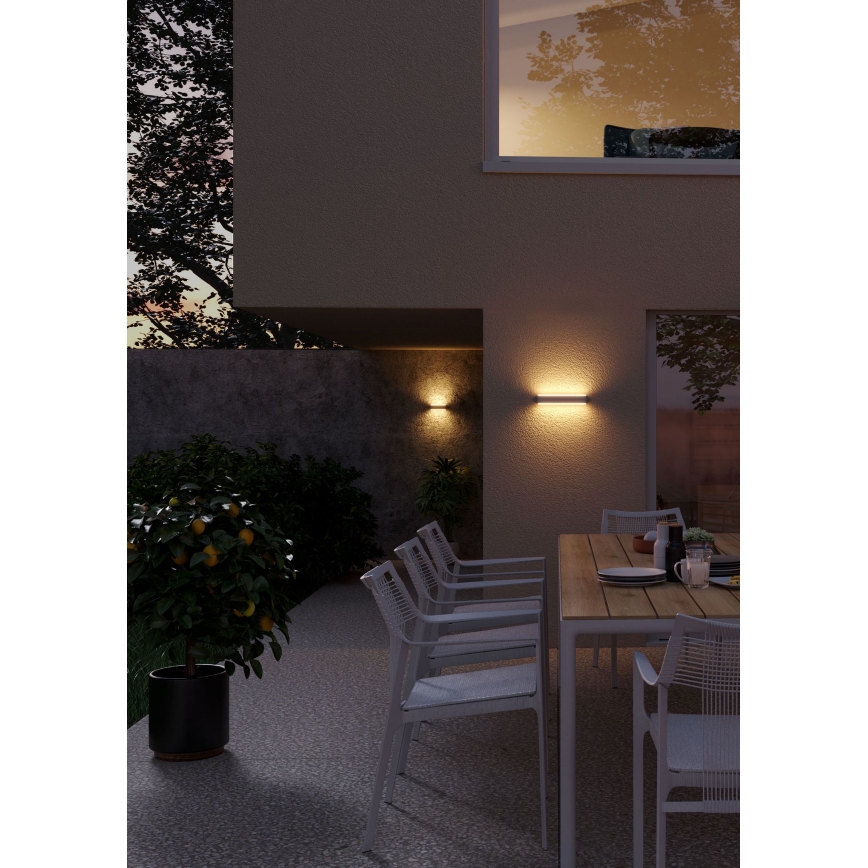 Redo 90404 - Udendørs LED væglampe DASH LED/9W/230V 4000K IP65 brun