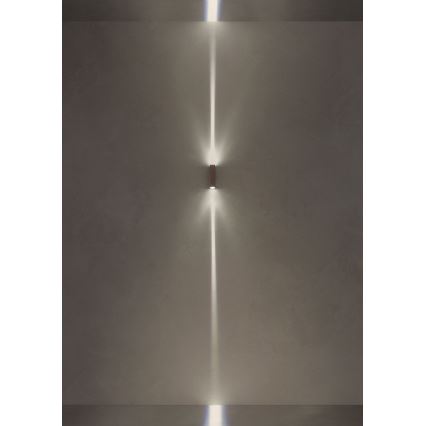 Redo 90424 - Udendørs LED væglampe ACE LED/5,84W/230V 4000K IP54 brun
