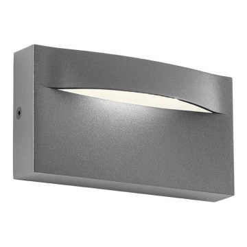 Redo 90426 - Udendørs LED væglampe POLIFEMO LED/8W/230V IP65 antracit