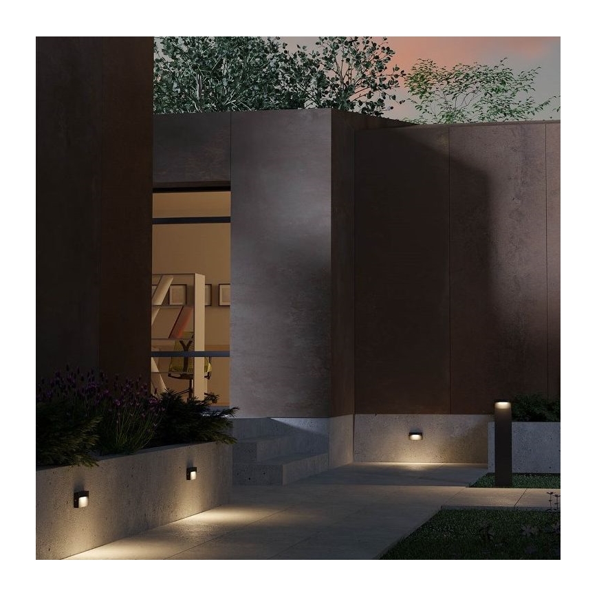 Redo 90426 - Udendørs LED væglampe POLIFEMO LED/8W/230V IP65 antracit