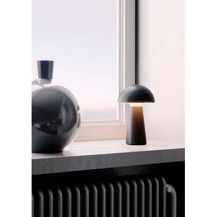 Redo 90439 - KIRA LED udendørslampe, dæmpbar og berøringsbetjent, LED/4,7W/230V, 2200 mAh, IP44, sort