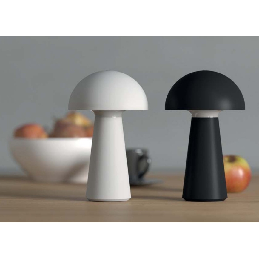 Redo 90439 - KIRA LED udendørslampe, dæmpbar og berøringsbetjent, LED/4,7W/230V, 2200 mAh, IP44, sort