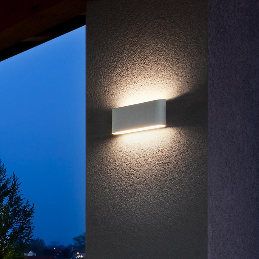 Redo 90451 - LED udendørs væglampe KLIPPE LED/24W/230V 3000K IP54 hvid
