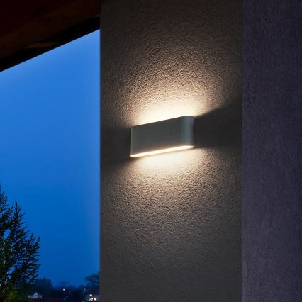 Redo 90452 - LED udendørs væglampe KLIPPE LED/24W/230V 3000K IP54 antracit