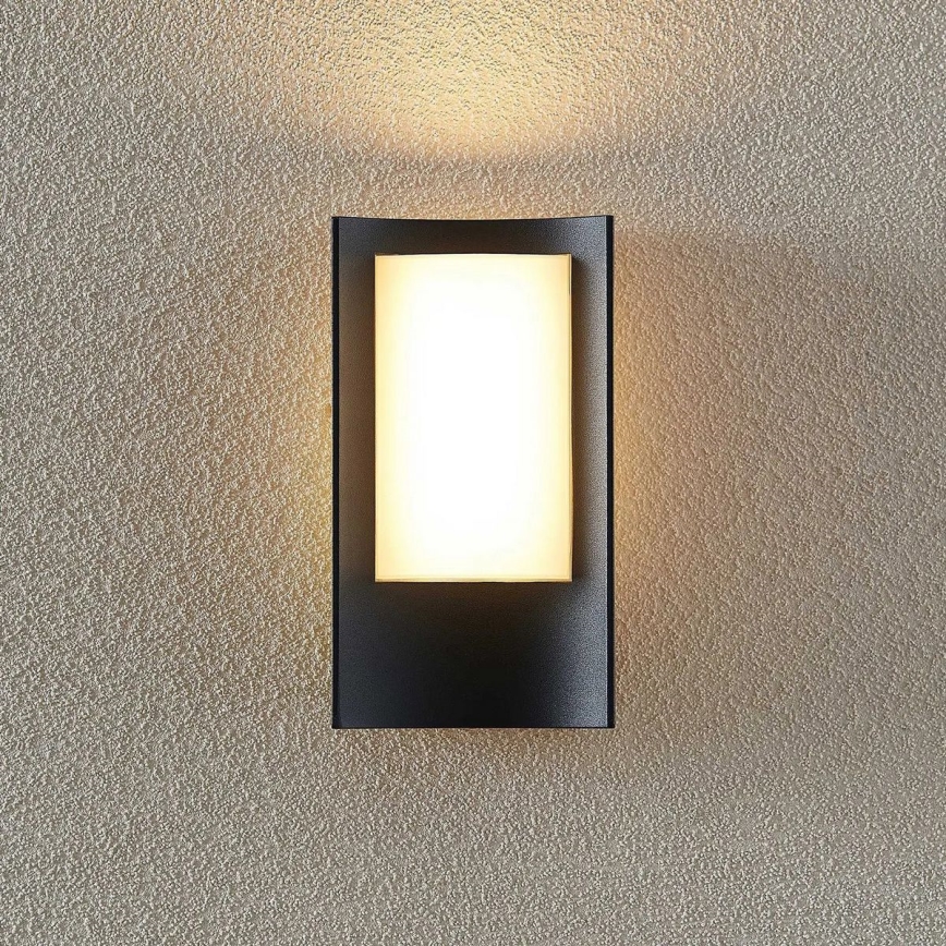 Redo 90483 - Udendørs LED væglampe WARP LED/8W/230V 3000K IP44 antracit