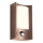 Redo 90487 - LED Udendørs væglampe med sensor WARP LED/8W/230V 3000K IP44 brun