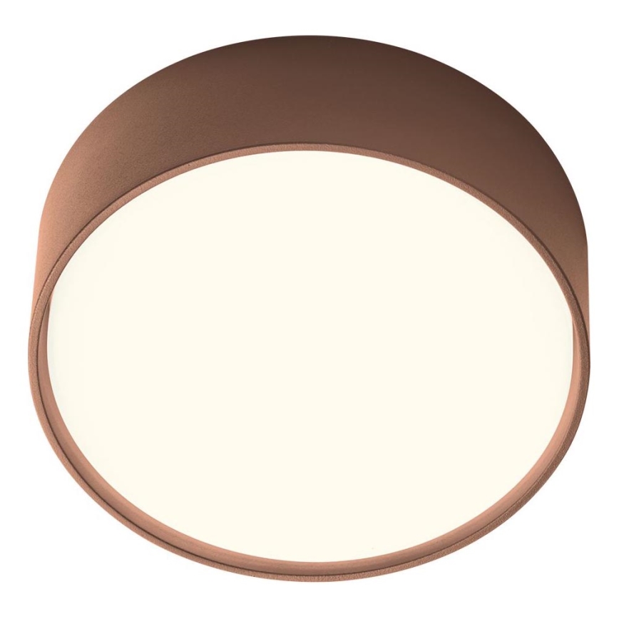 Redo 90496 - Udendørs LED loftlampe URANIA LED/10W/230V diameter 16 cm 3000K IP65 brun
