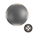 Redo 90500 - Udendørs LED væglampe MILESTONE 4xLED/3W/230V IP54 antracit