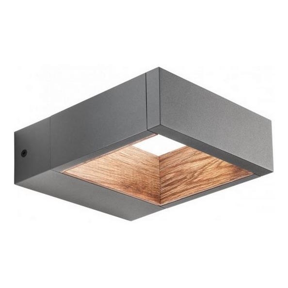 Redo 90508 - Udendørs LED væglampe WALD LED/10W/230V IP65 antracit