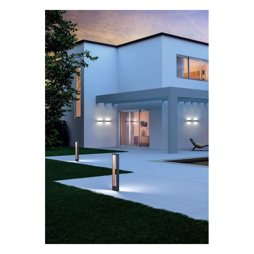 Redo 90508 - Udendørs LED væglampe WALD LED/10W/230V IP65 antracit