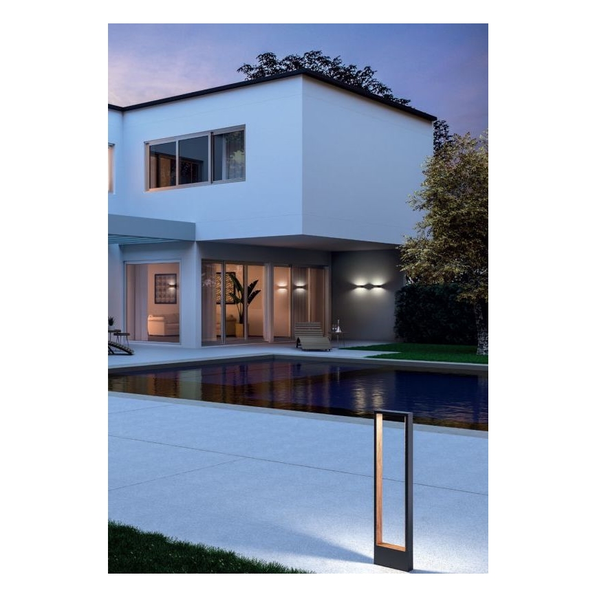 Redo 90508 - Udendørs LED væglampe WALD LED/10W/230V IP65 antracit