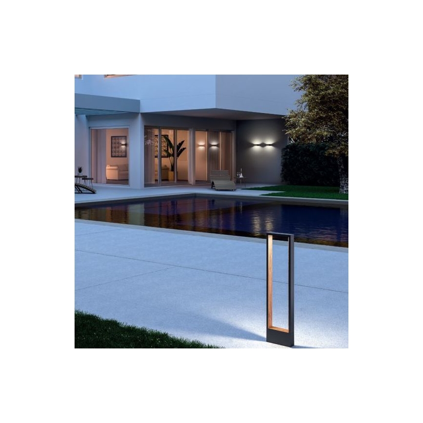 Redo 90509 - LED udendørslampe WALD LED/10W/230V IP65 antracit