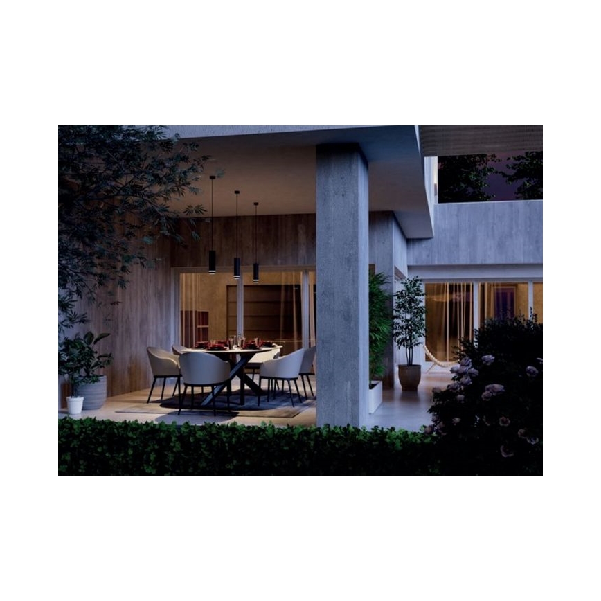 Redo 90514 - Udendørs LED pendellampe KLOU LED/9W/230V IP54 antracit