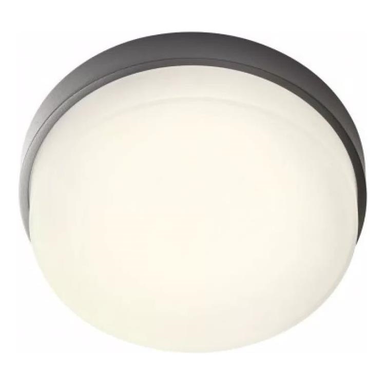 Redo 90516 - Udendørs LED loftlampe URANIA LED/10W/230V diameter 16 cm IP65 antracit