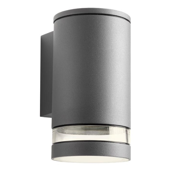 Redo 90517 - Udendørs væglampe CARGO 1xGU10/28W/230V IP54 antracit