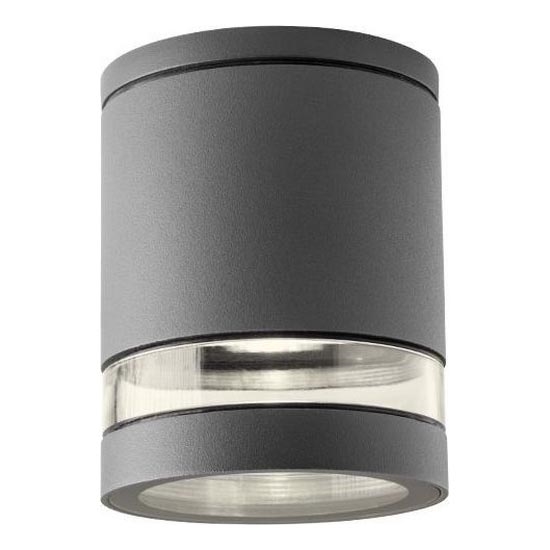 Redo 90519 - Udendørs loftlampe CARGO 1xGU10/28W/230V IP54 antracit