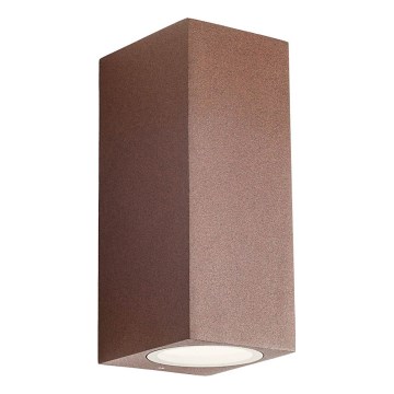 Redo 90531 - Udendørs LED væglampe BRIO LED/10W/230V 3000K IP54 brun