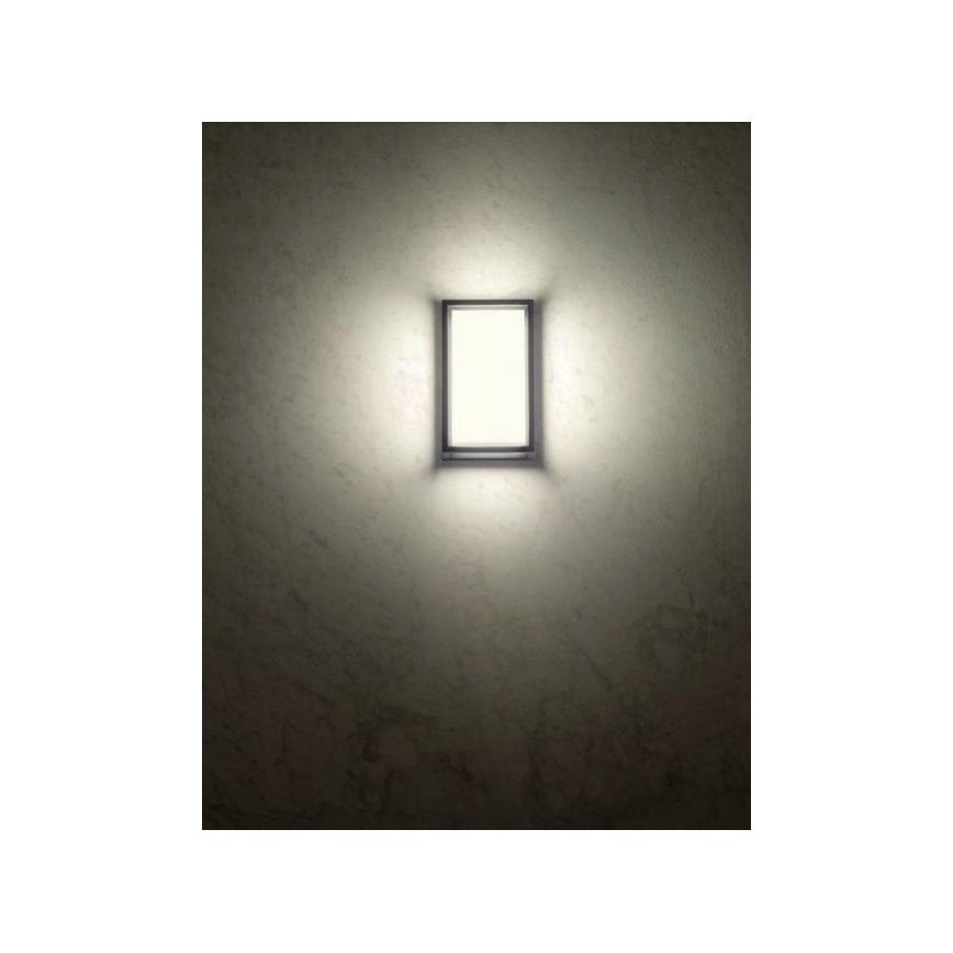 Redo 90533 - Udendørs LED væglampe QUADRIS LED/12W/230V IP54 antracit
