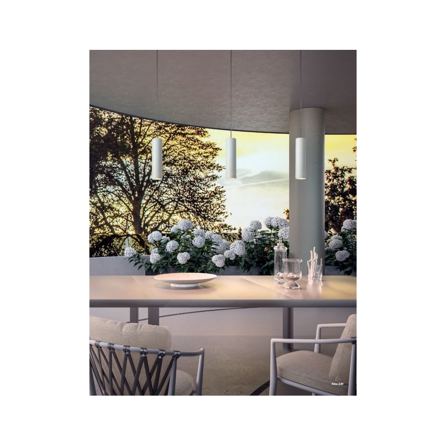 Redo 90570 - Udendørs LED pendellampe KLOU LED/9W/230V IP54 hvid