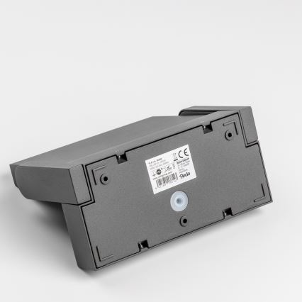 Redo 90587 - FLIP LED udendørs væglampe med sensor, 20W/230V, 3000K, CRI 90, IP54, antracit