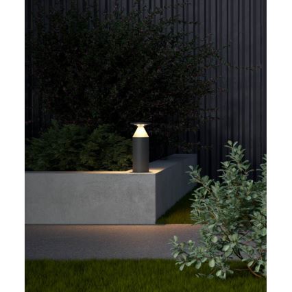 Redo 90589 - LED udendørslampe BIRO LED/12W/230V 3000K 30 cm CRI 90 IP65 antracit