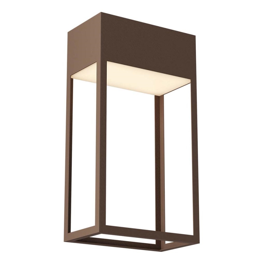 Redo 90604 - Udendørs LED-væglampe STAND LED/20W/230V 3000K CRI 90 IP65 brun